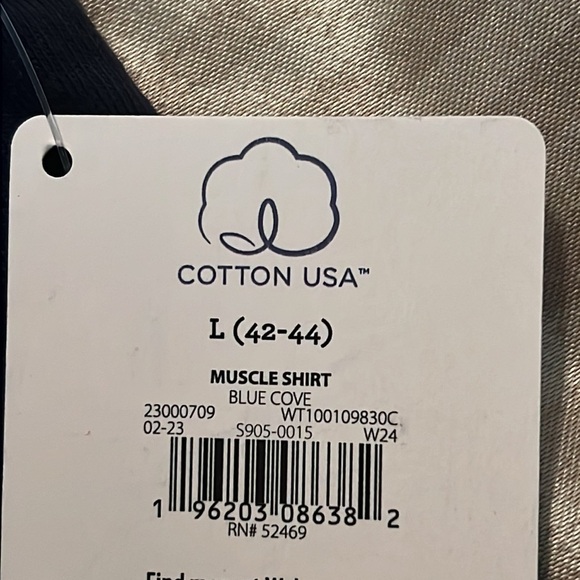 COPY - Way To Celebrate Men's Americana Graphic Muscle Tank Top, Size L - Picture 8 of 8